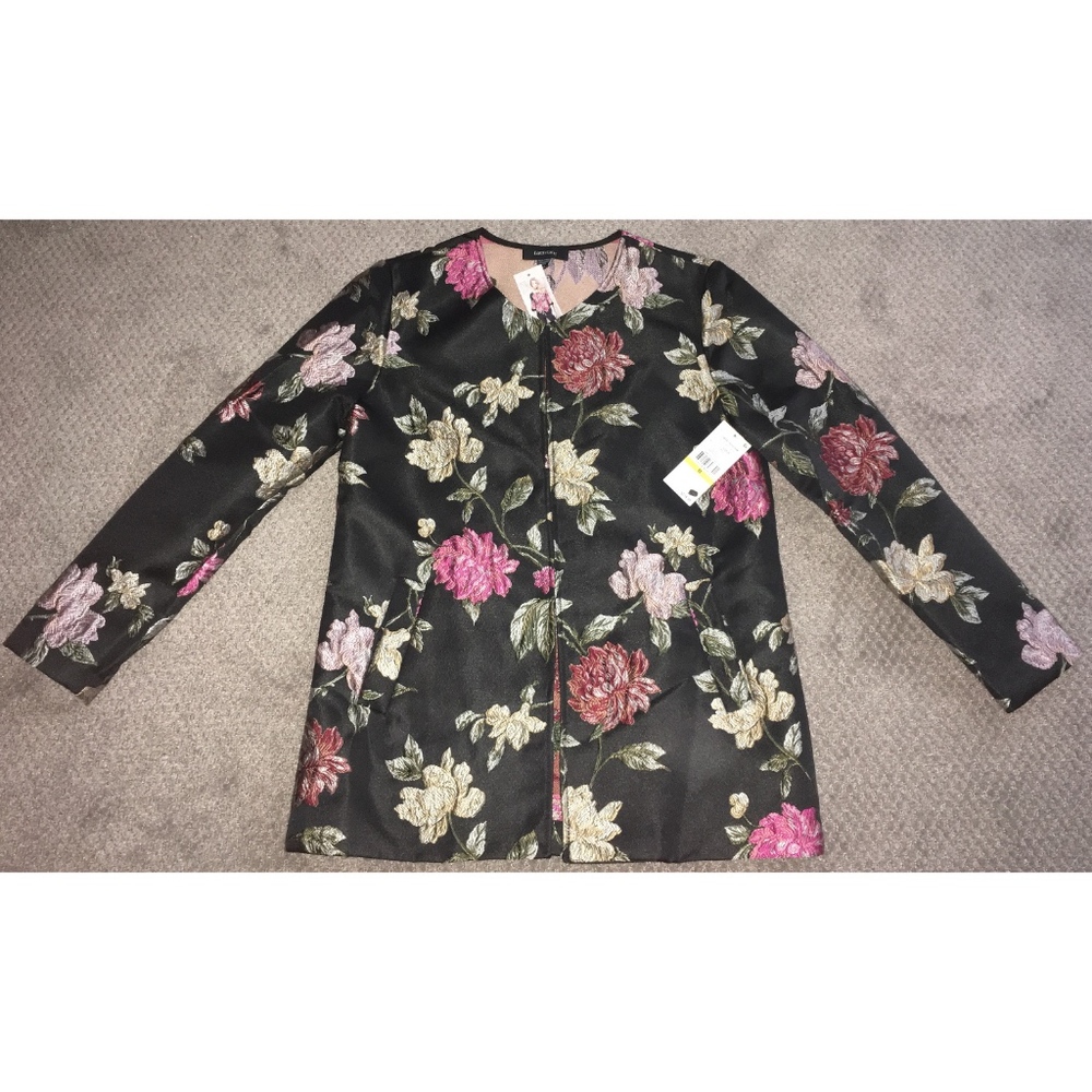 Karen Kane Cherry Blossom Jacquard Jacket - NWT